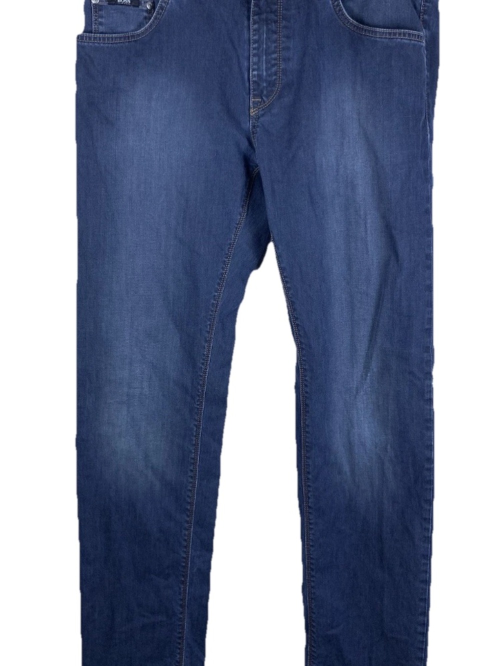 Hugo Boss BOSS Maine Mens Jeans 34x32 Blue Regular Fit Comfort Stretch Denim - Picture 10 of 16